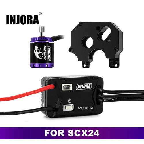 INJORA MBL32G2-INM19-SCX24 G2 Waterproof Brushless ESC & 1721 Purple Viper Motor for 1/24 SCX24