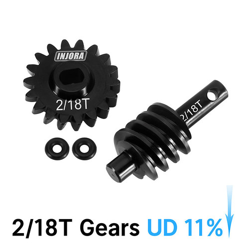 INJORA SCX24-77-18T 2/18T 11% Underdrive Gears for SCX24 AX24