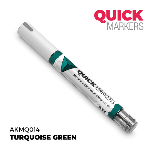 AK Interactive AKMQ014 Turquoise Green Quick Marker