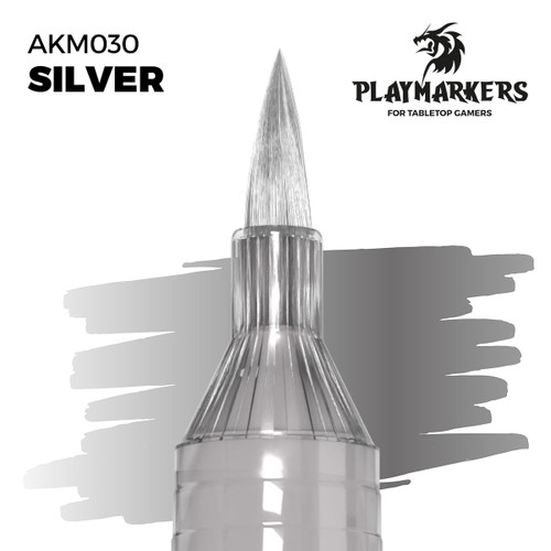 AK Interactive AKIM030 Silver Playmarker