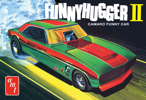 AMT AMT1565 Funny Hugger II Chevy Camaro Funny Car 1/25 Scale Model Kit