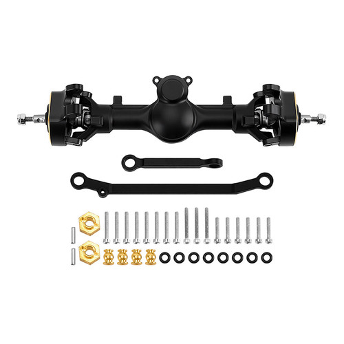 INJORA SCX24-195BKF +4mm Nylon Planet Front Axles with Double Joint Shafts for 1/24 SCX24