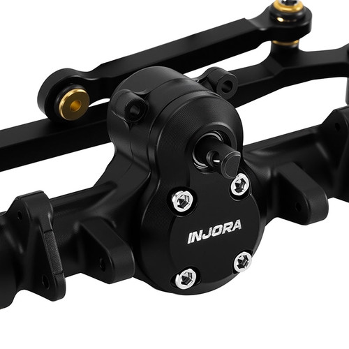 INJORA SCX24-195BKF +4mm Nylon Planet Front Axles with Double Joint Shafts for 1/24 SCX24
