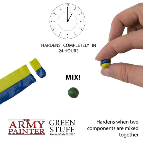 The Army Painter TL5037 Green Stuff Two-Part Epoxy Modelling Putty