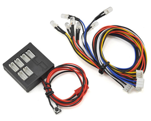 Yeah Racing YEA-LK-0002 Dark Drifter 6-Slot LED Light Kit w/Lights