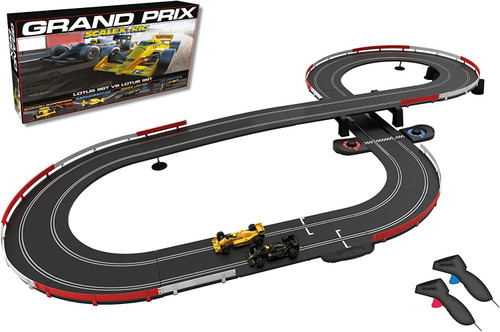 Scalextrics C1432T 1980s Grand Prix 1/32 Scale Slot Car Race Track Set