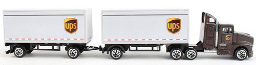 Daron Worldwide Trading RT4345 UPS Die Cast Tractor w/ Trailers
