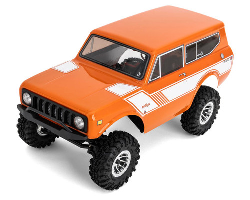 Redcat RER37864 Ascent-18 International Scout II 1/18 4WD RTR Rock Crawler, Orange w/2.4GHz Radio Battery & Charger