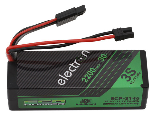 EcoPower Electron ECP-3146 3S 30C Intelligent LiPo Battery w/EC2 Plug 11.1V/2200mAh for Losi Nascar Arrma Grom