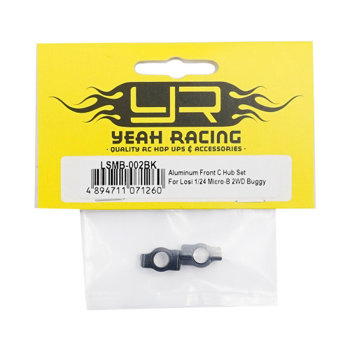Yeah Racing YEA-LSMB-002BK Aluminum Front C Hub Set For Losi Micro-B/T