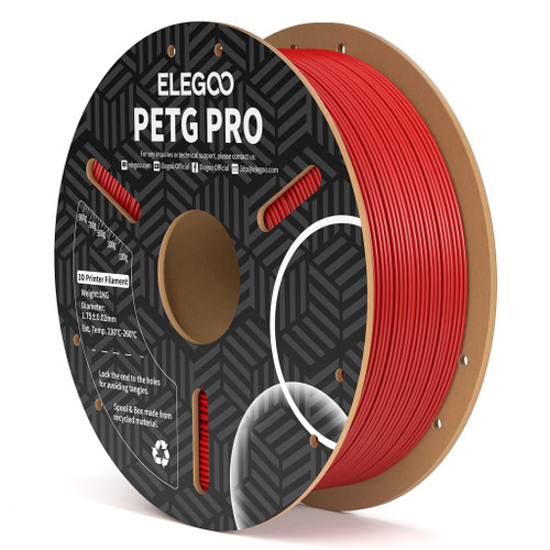 Elegoo Red PETG Pro 1.75mm Filament Spool 1KG