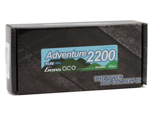 Gens Ace GEA223S60X6GT G-Tech Smart 3S 11.1V LiPo Battery 60C 2200mAh w/XT60 Connector