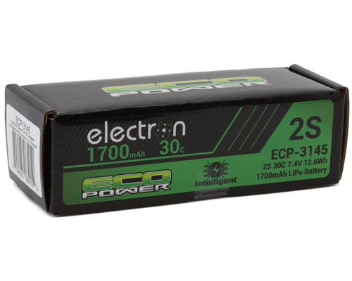 EcoPower ECP-3145 Electron 2S 7.4V 30C 1700mAh Intelligent LiPo Battery w/EC2 Plug