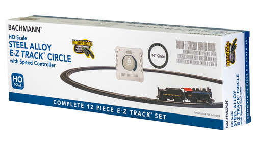 Bachmann 44214 HO Steel Alloy E-Z Track Circle w/ Speed Controller