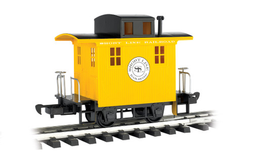 Bachmann 98087 G Li'l Big Haulers Caboose, Short Line, Yellow