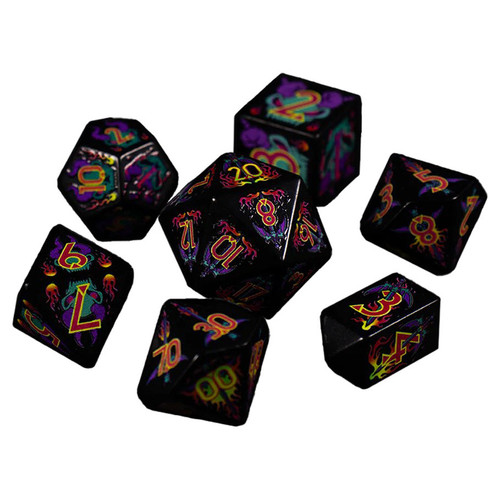 Botch 001007 Infernal Might 7-Dice Set