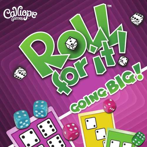 Calliope Games CLP225 Roll For It! Going BIG! Purple Edition