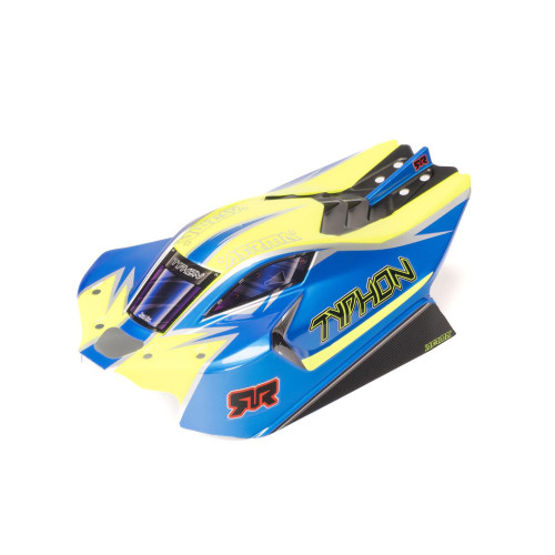 Arrma ARA-2249 1/8 Clipless Painted Decaled Body, Blue: TYPHON 4X4