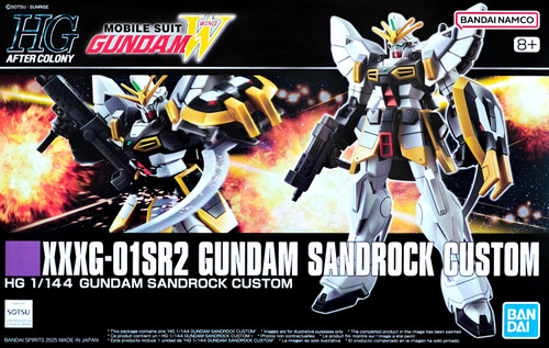 Bandai 5068841 XXXG-01SR2 Gundam Sandrock Custom HG 1/144 Scale Model Kit