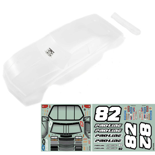 ProLine PRO370817 Pre-Cut 1986 Chevy Monte Carlo Clear Body Losi NASCAR