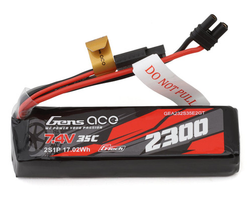 Gens Ace GEA232S35E2GT Gens Ace 2S 35C G-Tech Lipo Battery Pack 7.4V 2300mAh w/IEC2 Connector
