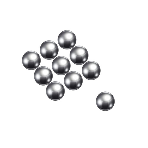 Hobbywurks HBYP4006 5.5mm Stainless Magic Mixing Balls, 10 Pieces