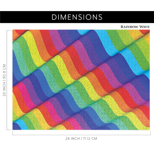 Mchezo Puzzles MC-0001 Rainbow Wave 1000pc Puzzle