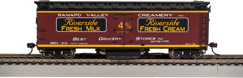Bachmann 16333 HO Track Cleaning 40' Wood Reefer, Ramapo Valley