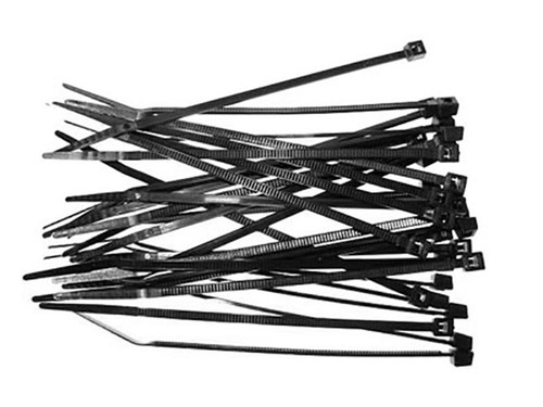 Racers Edge RCE5604BK 4" Black Tie Wraps 30 Pieces