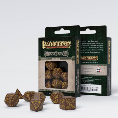 Q Workshop SPAT16 Pathfinder RPG Giantslayer Dice Set