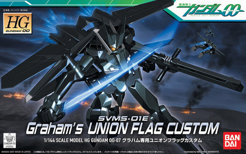 Bandai 5060640 #007 SVMS-01E Union Flag Graham Custom HG 1/144 Scale Model Kit