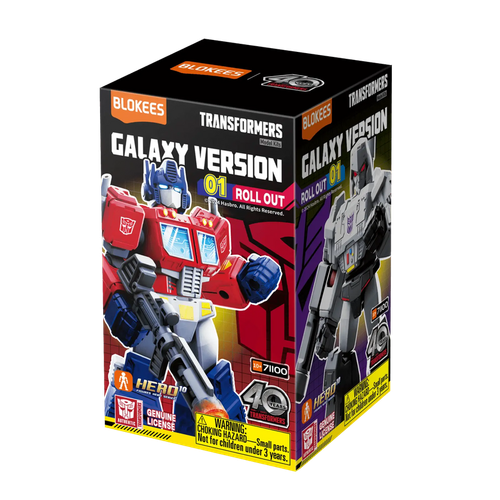 Blokees 71100 Transformers Galaxy Version 01 Roll Out Model Figures, Randomly Chosen