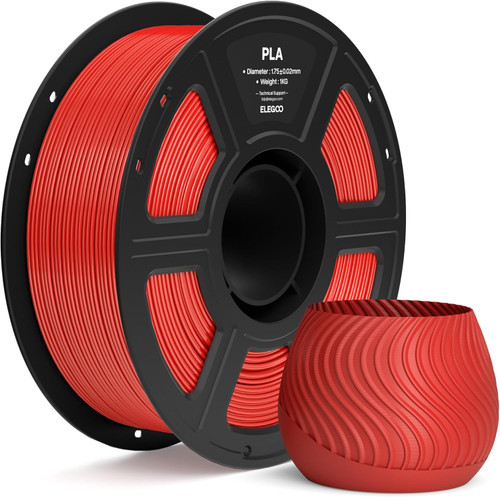Elegoo True Red PLA 1.75mm Filament Spool 1KG