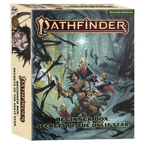 Paizo PZO12013-BX Pathfinder 2E: Beginner Box: Secrets of the Unlit Star