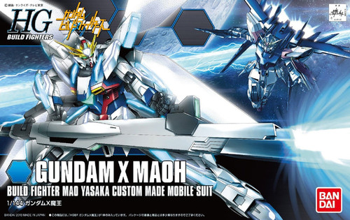 Bandai 5058786 #003 Gundam X Maoh Build Fighter Mao Yasaka Custom Made Mobile Suit HG 1/144 Scale Model Kit