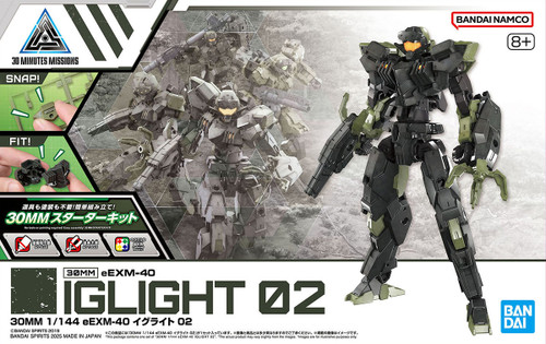 Bandai 5068870 30MM #72 eEXM-40 Iglight 02 1/144 Scale Model Kit