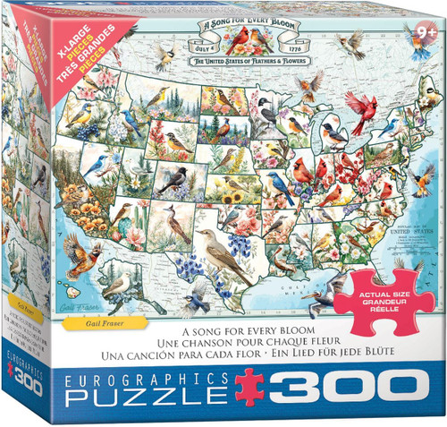 Eurographics 8300-6153 A Song for Every Bloom 300 Piece Puzzle