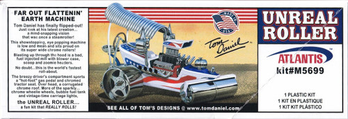 Atlantis Models M5699 Atlantis Tom Daniel Unreal Roller America 250th Anniversary Edition 1/24 Scale Model Kit