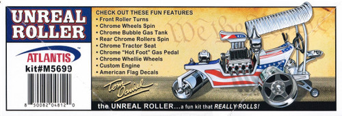 Atlantis Models M5699 Atlantis Tom Daniel Unreal Roller America 250th Anniversary Edition 1/24 Scale Model Kit