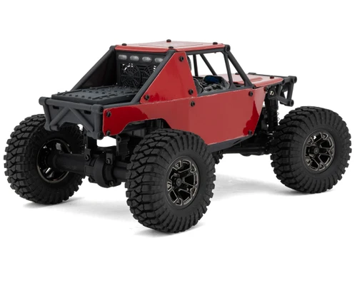 Maverick MVK151301 Scout-24 1/24 4WD RTR Mini Rock Crawler, Red w/2.4GHz Radio Battery & Charger