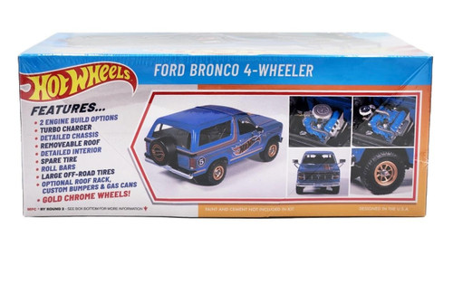 MPC MPC1045 1982 Ford Bronco 4-Wheeler Hot Wheels 1/25 Scale Model Kit