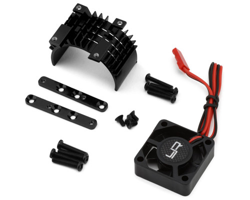 Yeah Racing YA-0653BK 540/550 Motor Aluminum Heat Sink w/30mm High Speed Tornado Fan