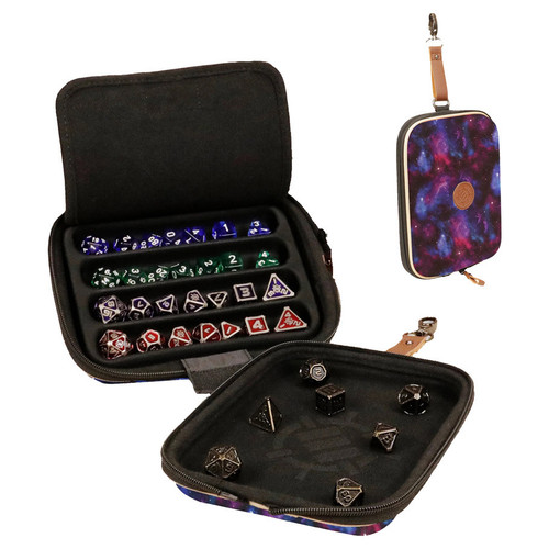 Enhance Gaming ENTCCED100GAEW Dice Case and Tray: Designer Edition - Galaxy