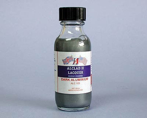 Alclad II 103 1oz. Bottle Dark Aluminum Lacquer