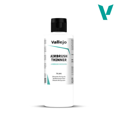 Vallejo 71.161 Auxiliary  - Airbrush Thinner, 200 ml  Bottle