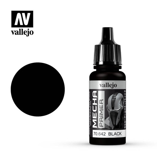 Vallejo 70.642 Primer - Black, 17 ml Bottle Vallejo 70.642 Primer - Black, 17 ml Bottle