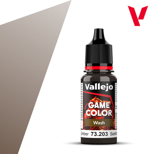 Vallejo 73.203 Wash - Umber , 18 ml Bottle Vallejo 73.203 Wash - Umber , 18 ml Bottle