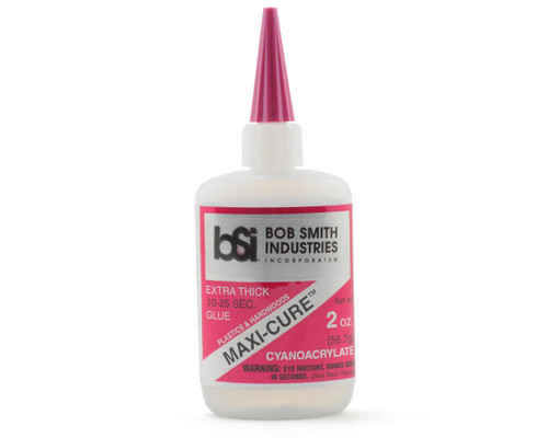 Bob Smith Industries BSI-113 Maxi-Cure CA Adhesive, 2 oz. Bob Smith Industries BSI-113 Maxi-Cure CA Adhesive, 2 oz.