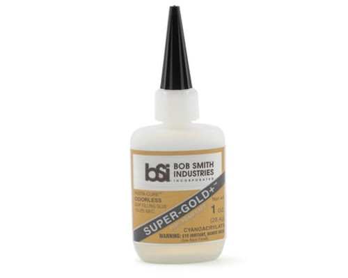 Bob Smith Industries BSI-127 Super-Gold+ CA Adhesive, 1 oz. Bob Smith Industries BSI-127 Super-Gold+ CA Adhesive, 1 oz.
