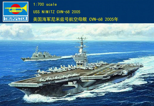 Trumpeter 5739 USS Nimitz CVN-68 Aircraft Carrier 2005 1/700